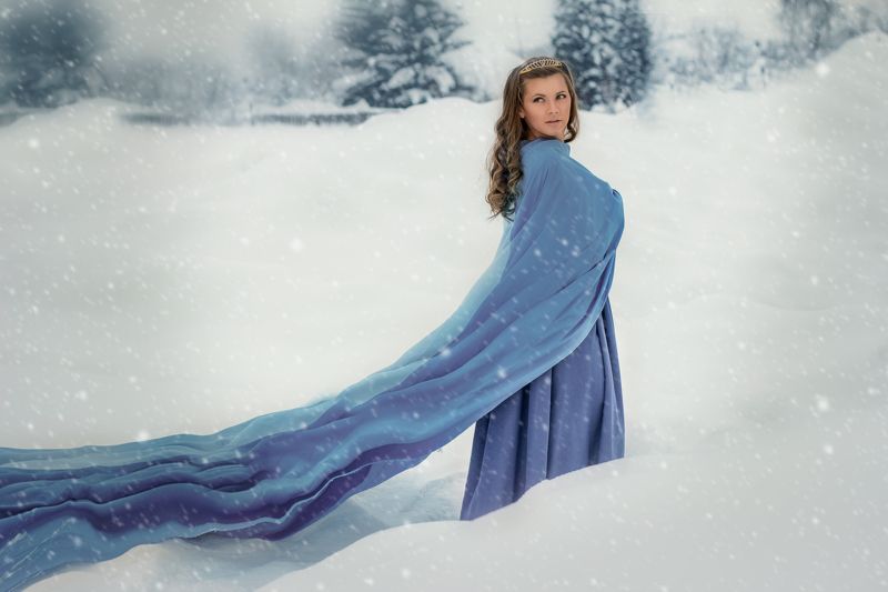 girl, snow, snowwhite, queen, look, beauty  фото превью