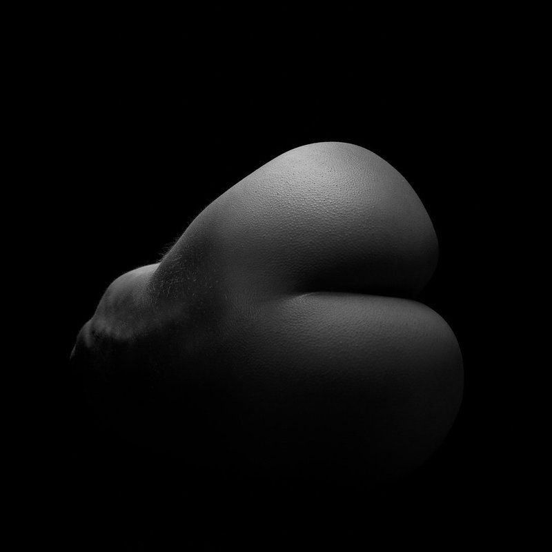bottom, behind, ass, back, bw, nude, nude art, Behind фото превью
