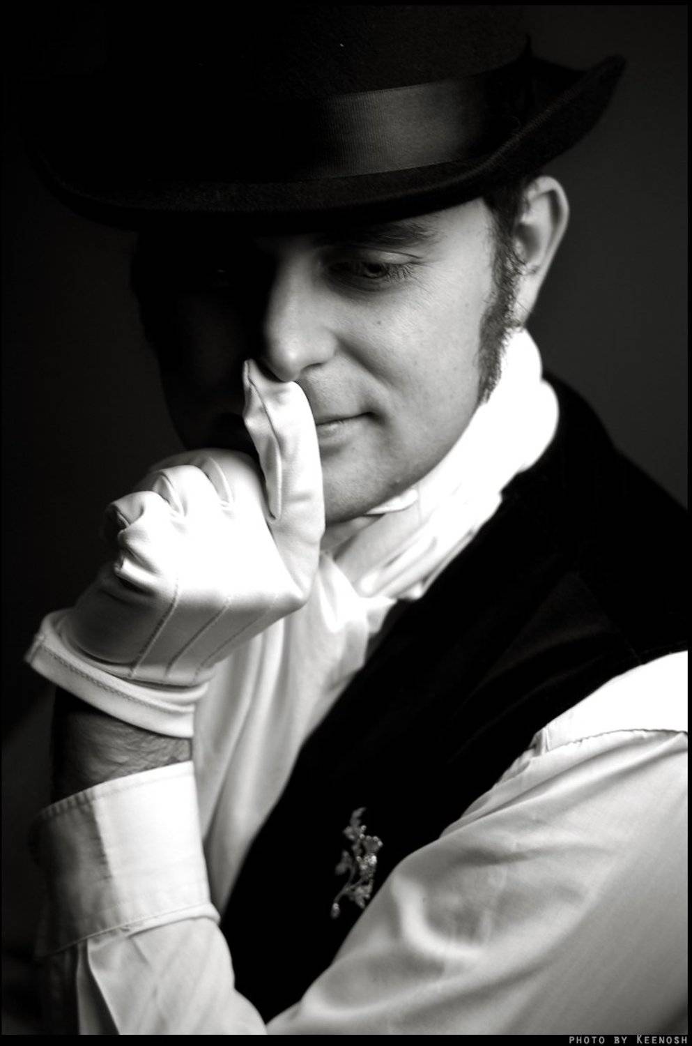 портрет, чб, цифра, Keenosh