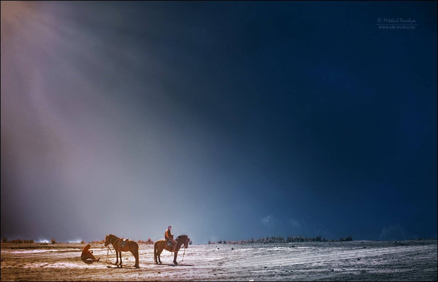 Индонезия, Бромо, вулкан, пейзаж, утро, свет, Михаил Воробььев