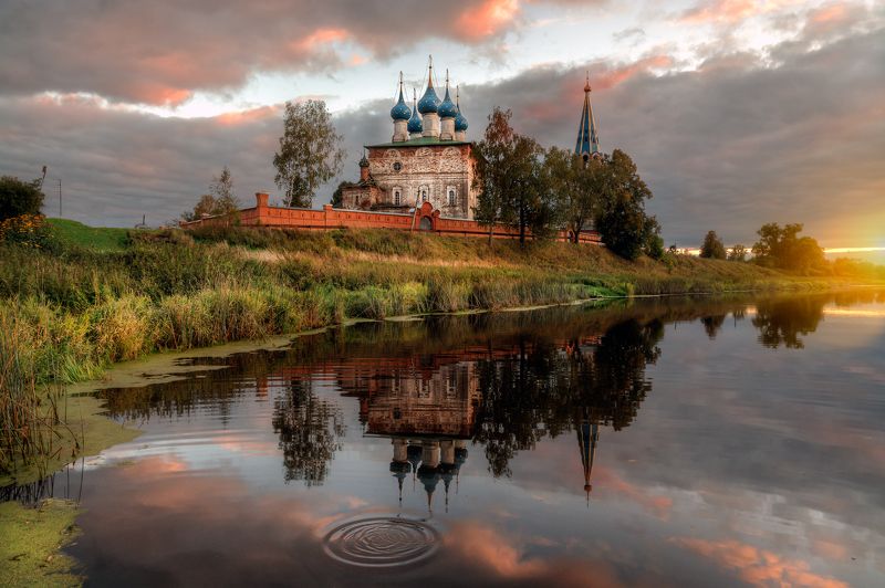 на закате в Ивановской фото превью