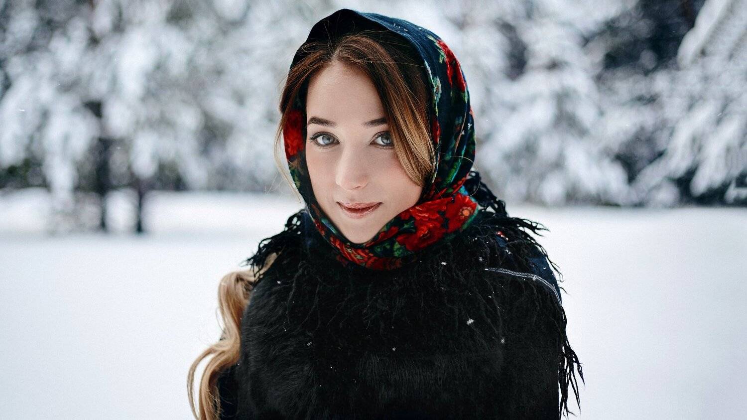 Girl, Photography, Portrait, Siberia, Tomsk, Зима, Портрет, Сибирь, Цвелёв Дмитрий