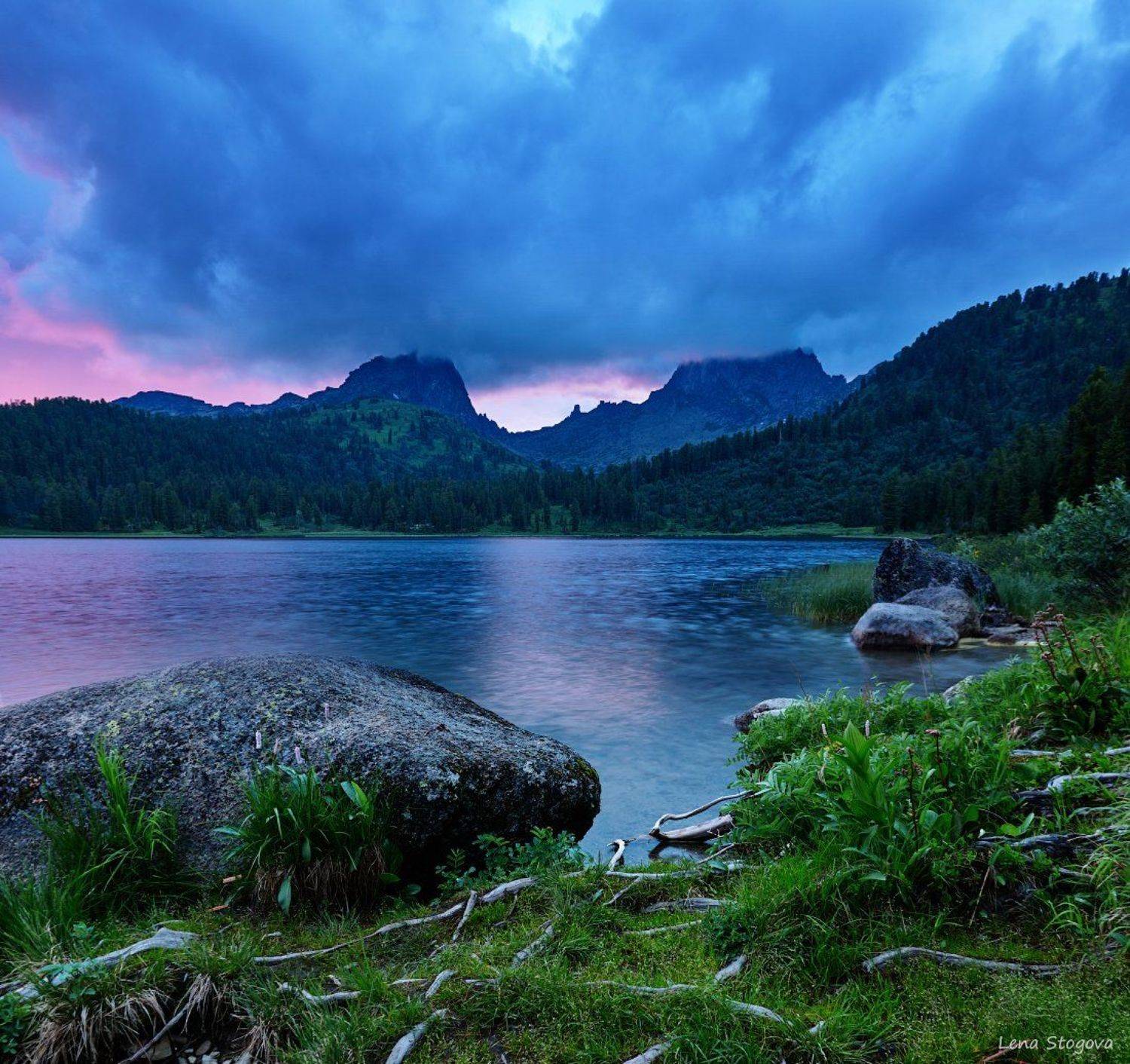 Гроза, Ергаки, Озеро Светлое, Саяны, Туча, Лена Стогова