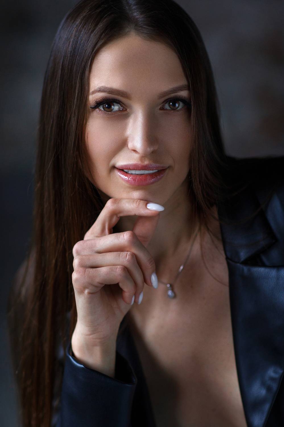 портрет девушка студия красота взгляд глаза, Михаил Герасимов