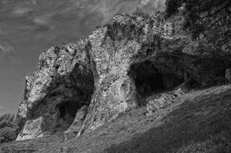 адыгея, скала, грот, череп, горы Сон Мёртвой Головы фото превью