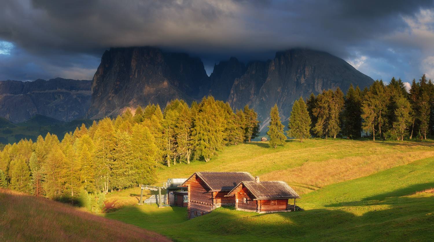 Alpe di Siusi, Dolomites, South Tyrol, mountains, Матюшенков Евгений