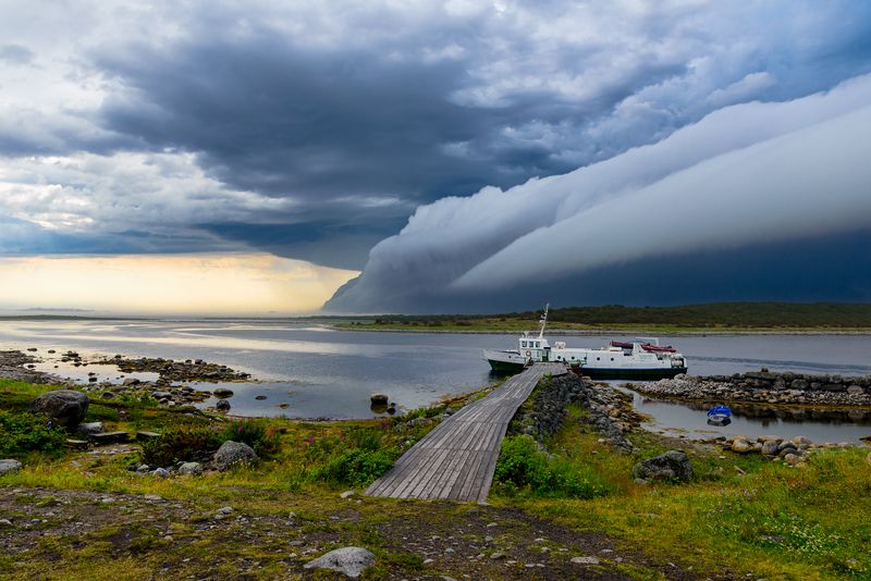 лето, соловки Будет дождь фото превью