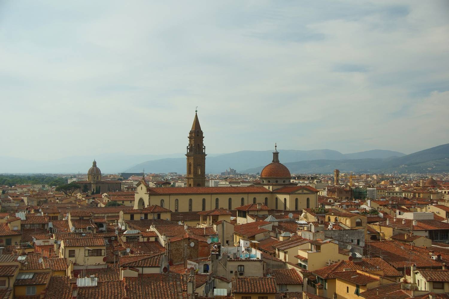 roofs, city, tower, height, architecture, panorama, tiles,  Сергей Андреевич