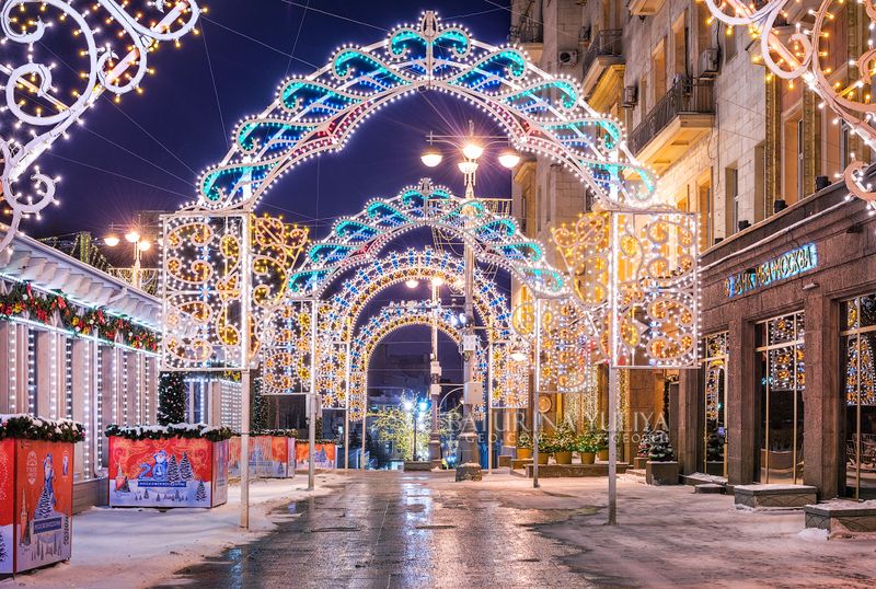 москва, новый год Московский Новый год фото превью