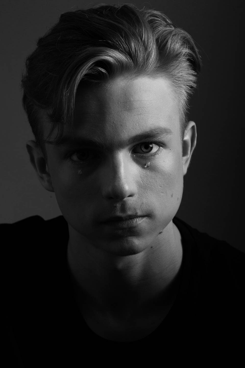 мужчина, портрет, чб, слезы, плачет, серия, глаза, Дарья Комарова