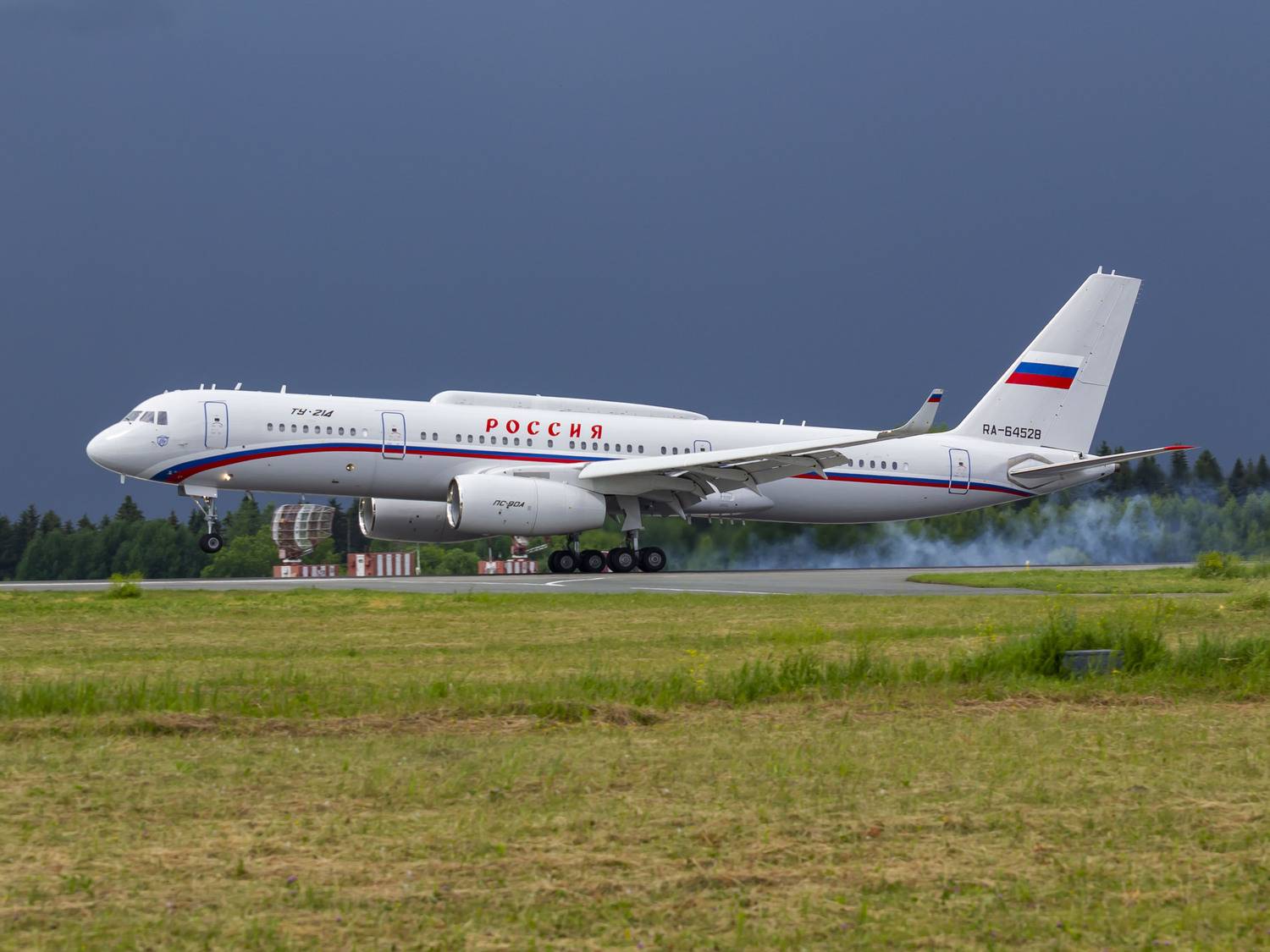ту-204, авиация, посадка самолета,, Evgeniy
