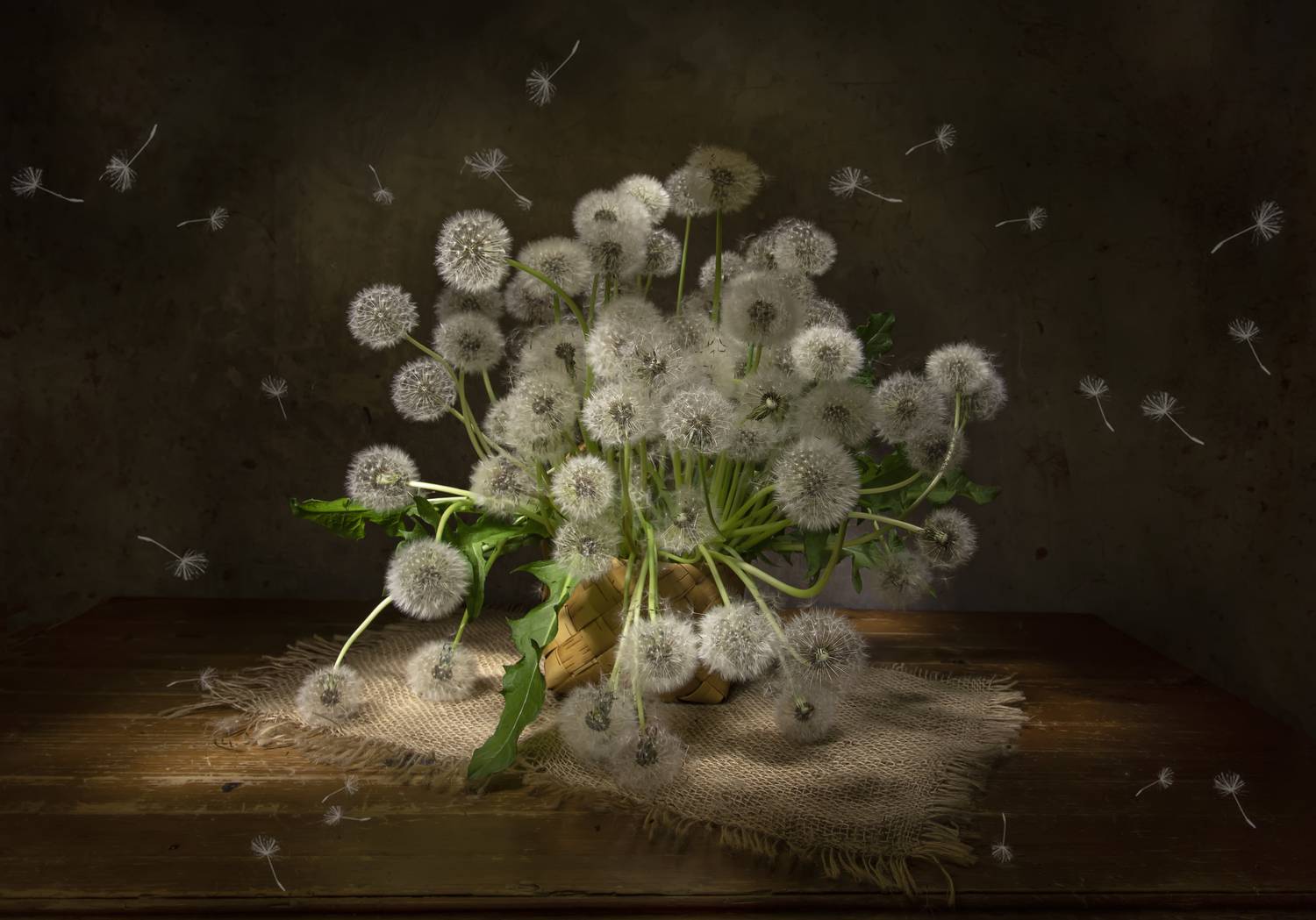 натюрморт, одуванчики, Татьяна Феденкова