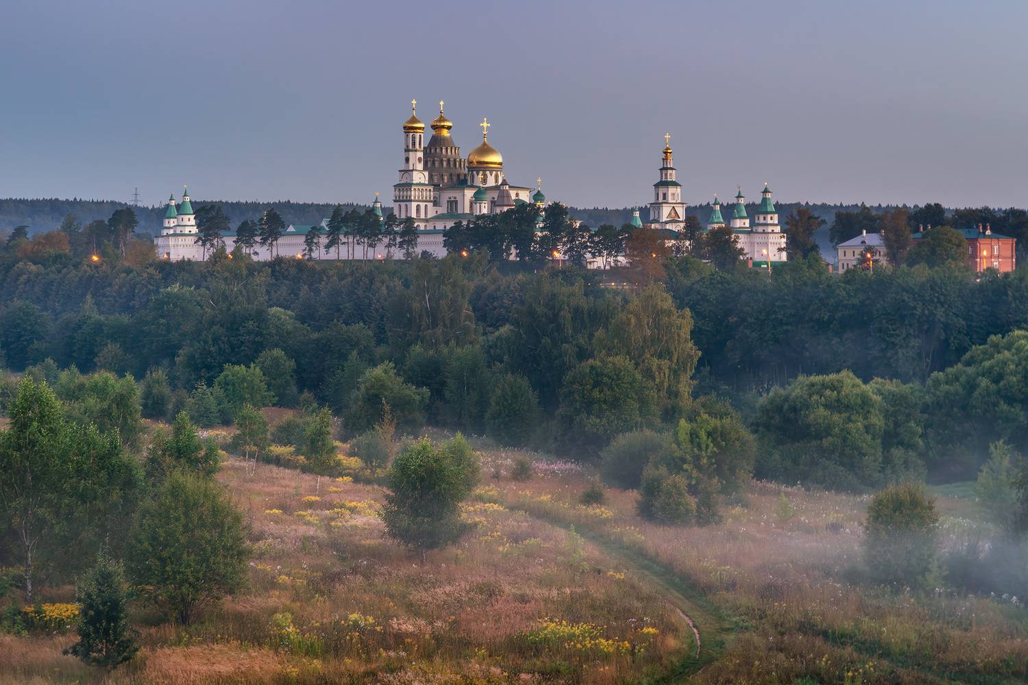 новый  иерусалим, утро, лето, Медведев Александр