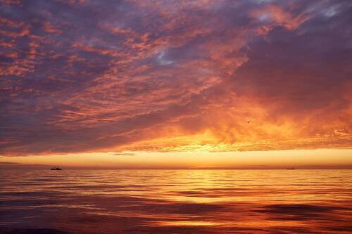 fiery sunset 3