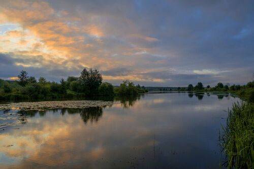 Утро в июле.