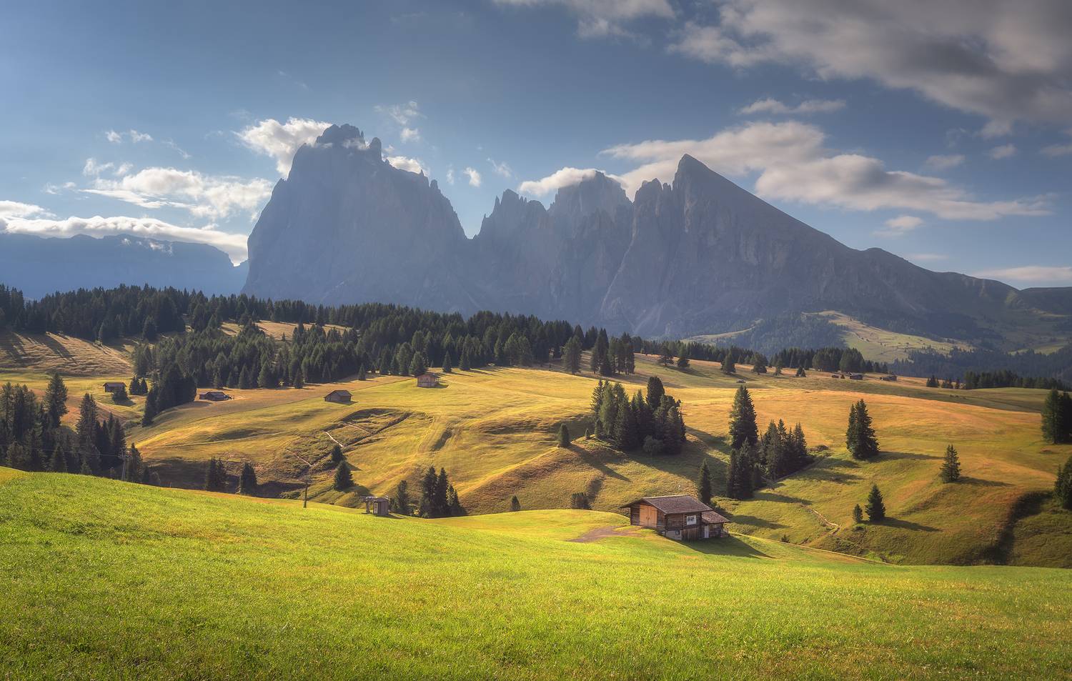 Alpe di Siusi, Dolomites, South Tyrol, mountains, Матюшенков Евгений
