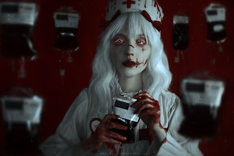 dark, horror, art, photo, cosplay  К р о в а в а я   Л о л и фото превью