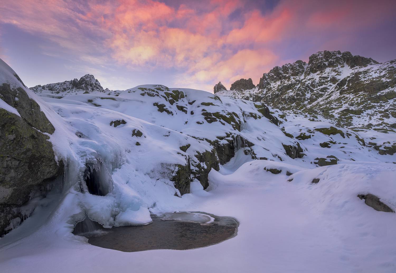 photo, photography, picture, land, landscape, nature, spring, river, color, mood , colorful, snow, winter, jimenez millan samuel