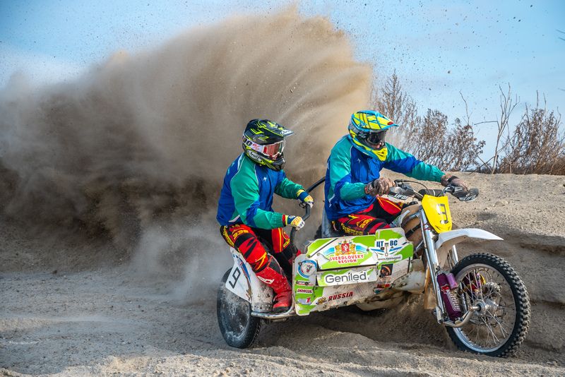 мото, мотокросс, зима, спорт, мотоцикл *** фото превью