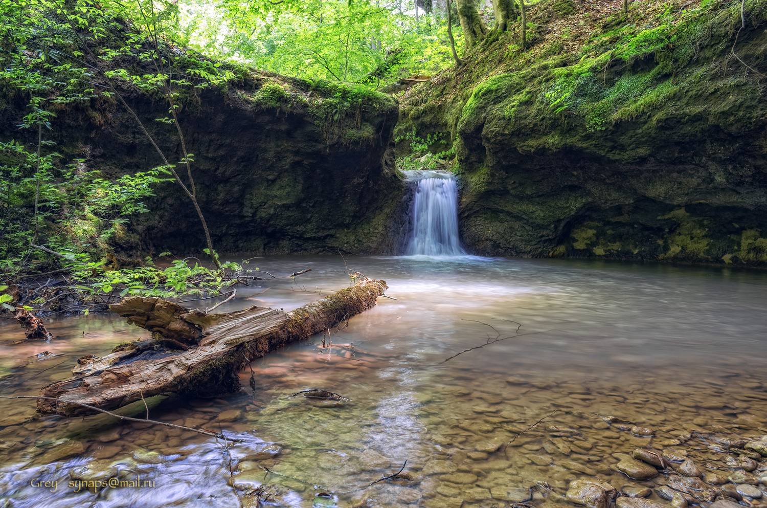 Фарс адыгея горы река ручей водопад ущелье каньон лес, Сергей Павлов