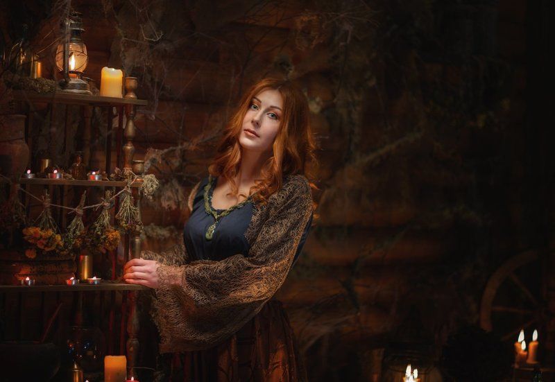 Волшебство чародейство девушка  фото превью