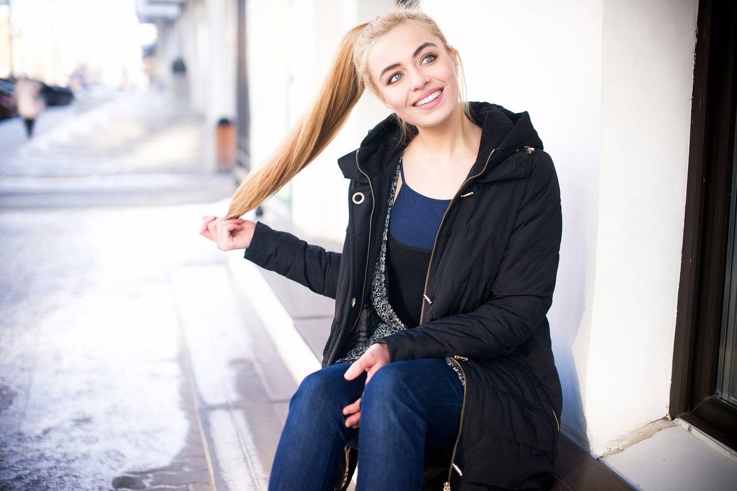 девушки,портрет,canon,sigma,model,street,smile,portrait,canon eos 1ds mark ii, Roman Punenko