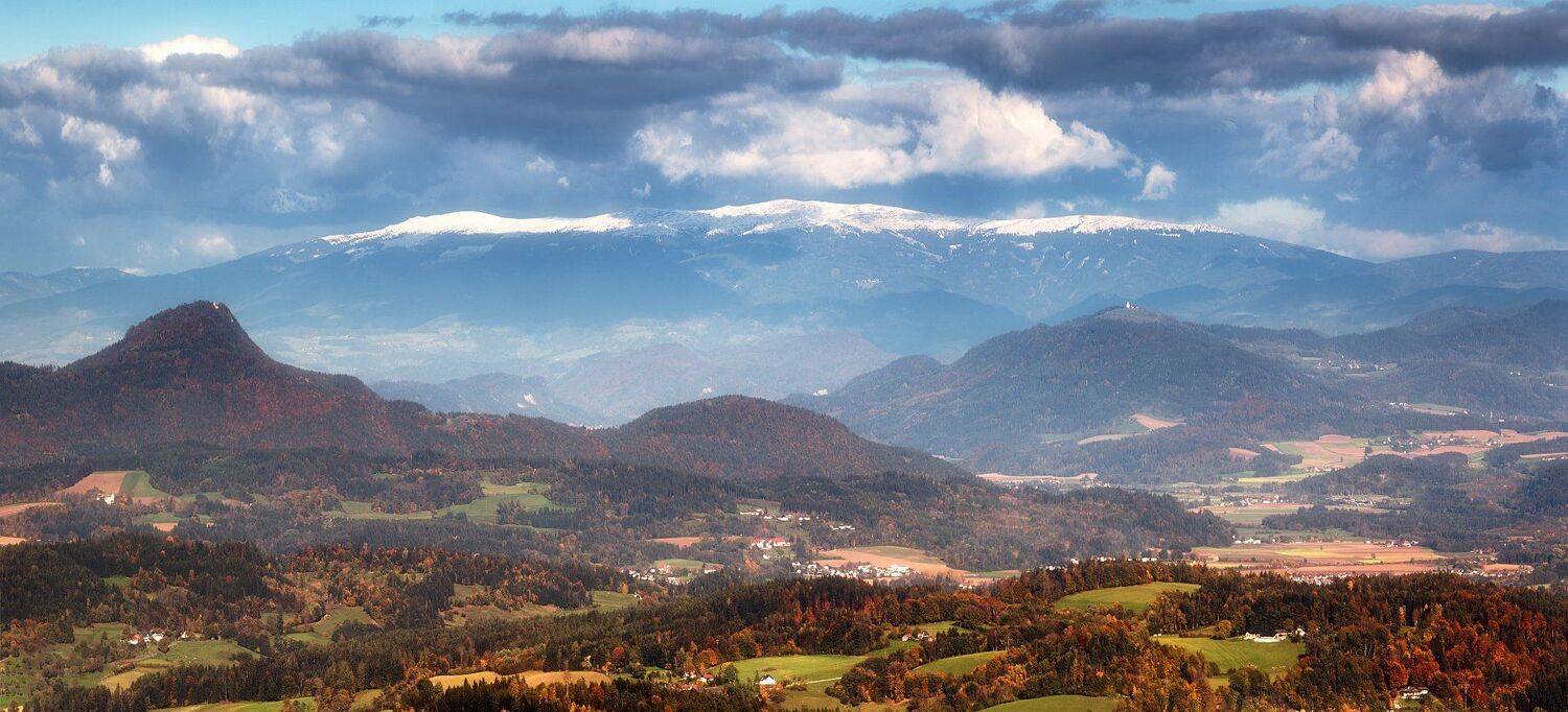 Австрия, Горы, Каринтия, Октябрь, Осень, Панорама, Евгений Матюшенков