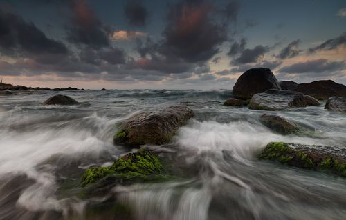 Stormy sunset