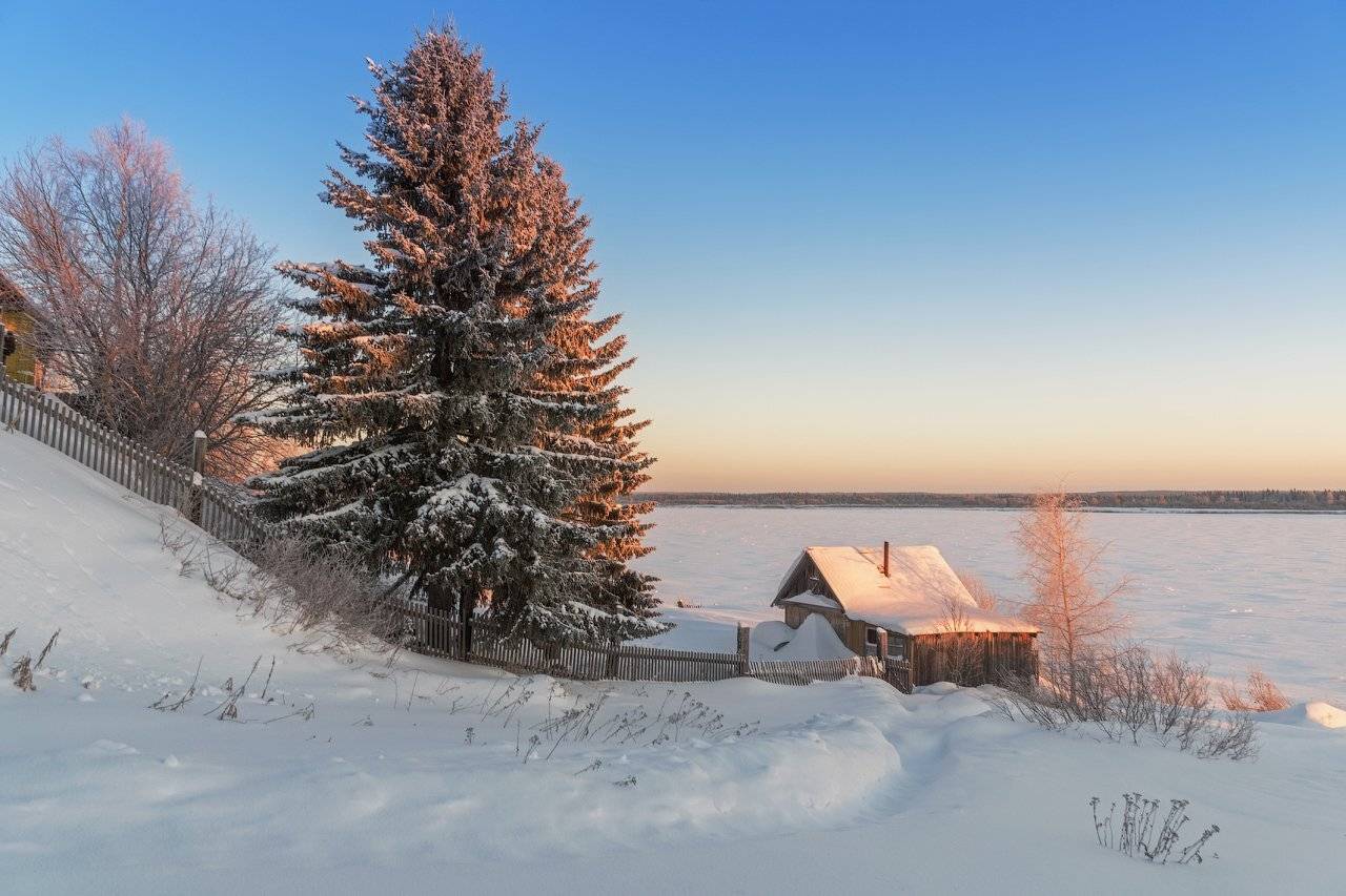 зима, коми, красный яг, мороз, печора, север, Игорь Подобаев