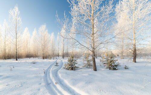 Лёгкий иней.