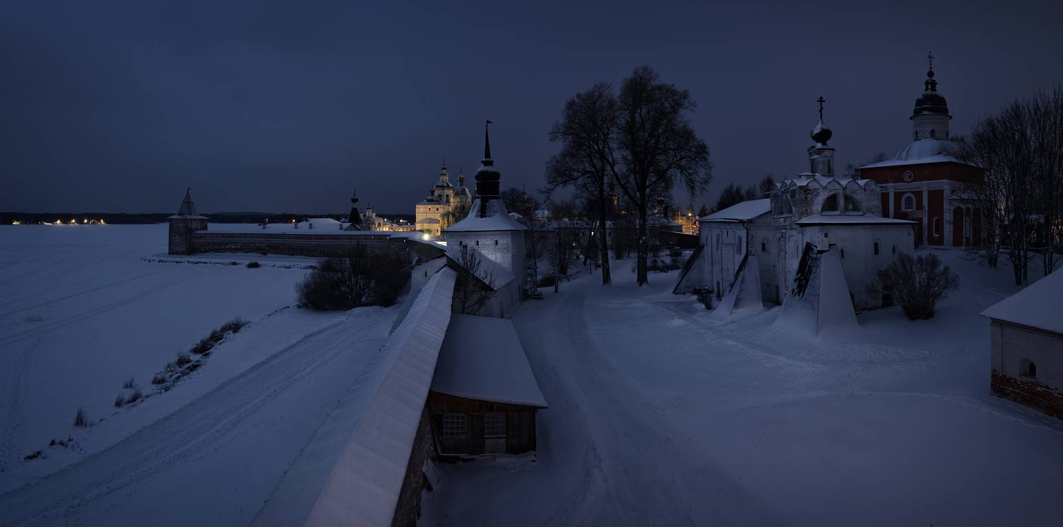 кирилло-белозерский монастырь, кириллов, вологодская область, зима, Зверев Олег