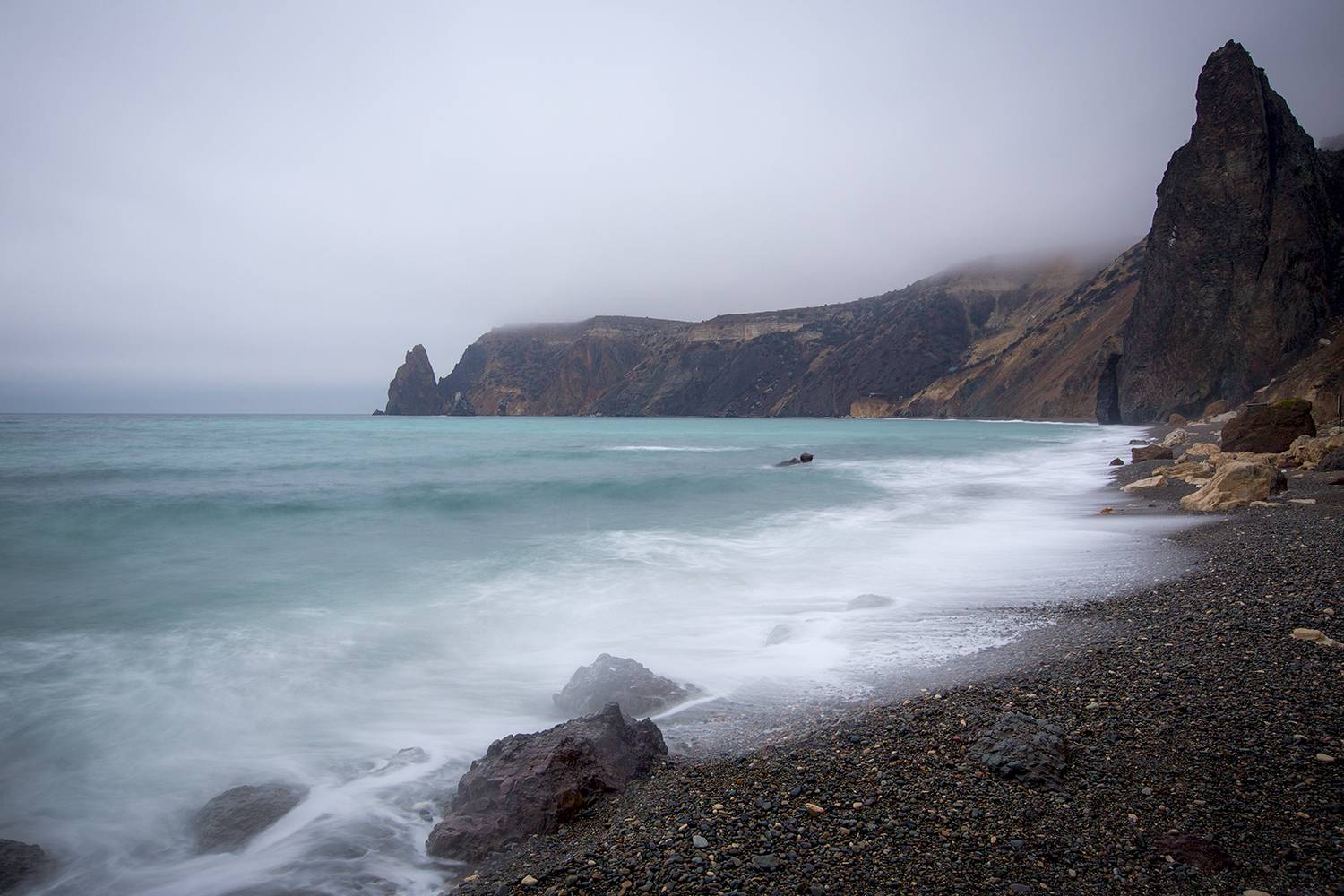 крым, пейзаж, мыс, фиолент, море, берег,, Сергей Шульга