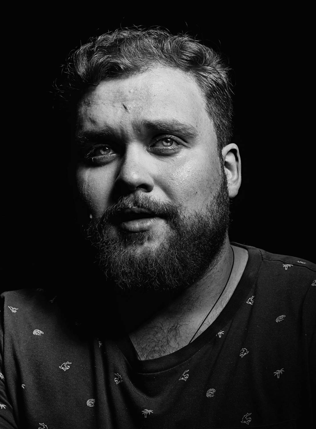 мужчина, портрет, чб, слезы, плачет, серия, глаза, Дарья Комарова