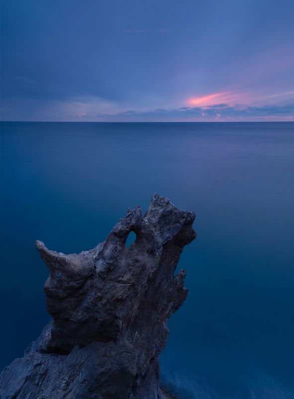севастополь, крым, seascape, пейзаж, crimea, landscape, морской пейзаж, фиолент Дракон в феврале фото превью