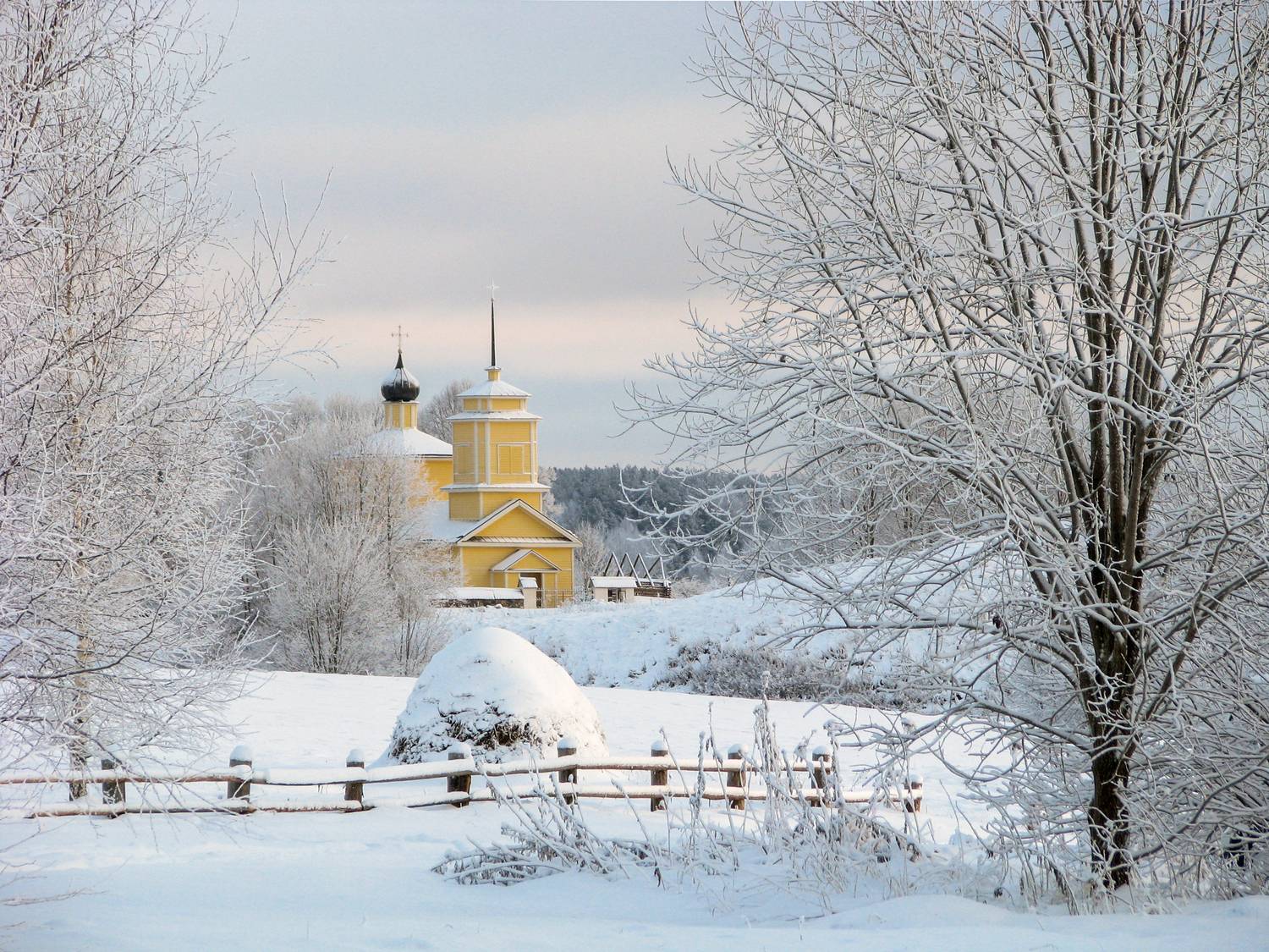 зима пейзаж мороз изба дом снег метель вечер, Мурзинов Виктор