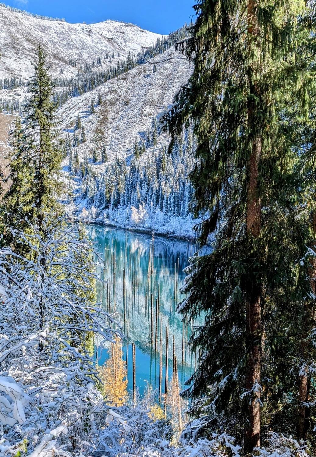 озеро каинды казахстан, Gurdina Lena