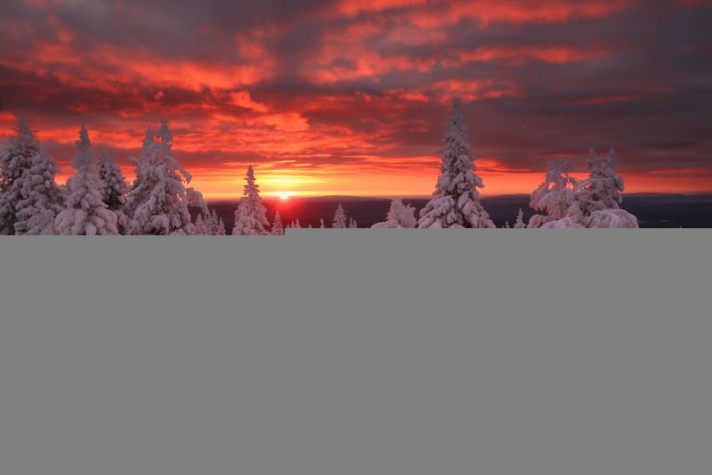 уреньга, южный урал, зимний пейзаж, урал Восход с хребта Уреньга на Урале фото превью