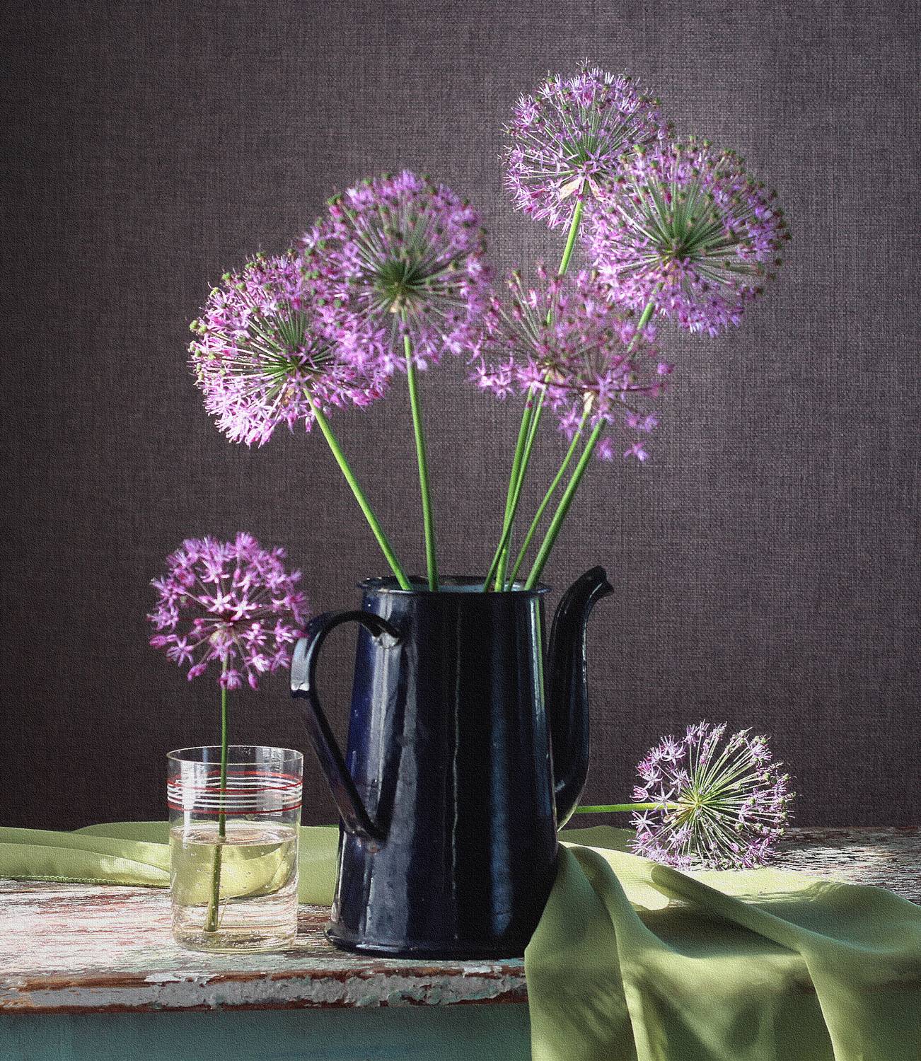 натюрморт, фотонатюрморт, still life, stillifefoto, лето, декоративный лук, цветочный натюрморт, наталья казанцева, Наталья Казанцева