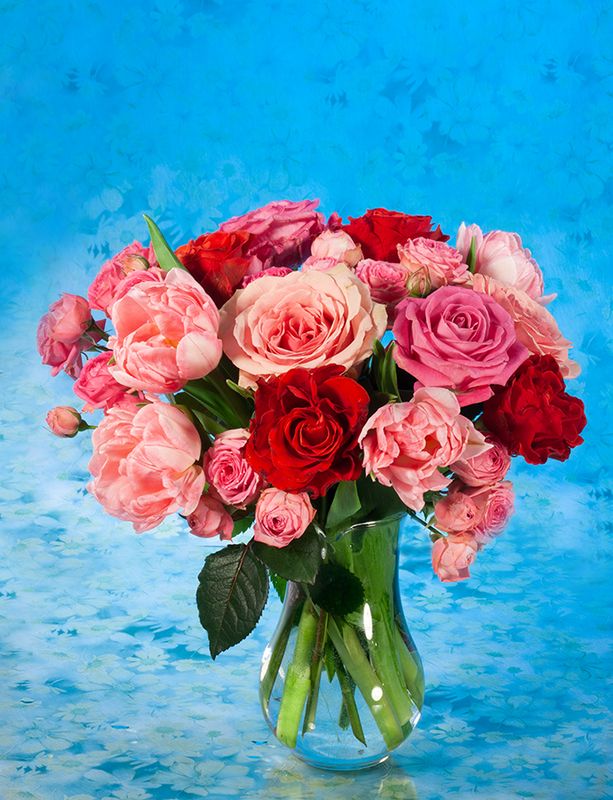 букетик, розы, цветы Февральский букетик фото превью