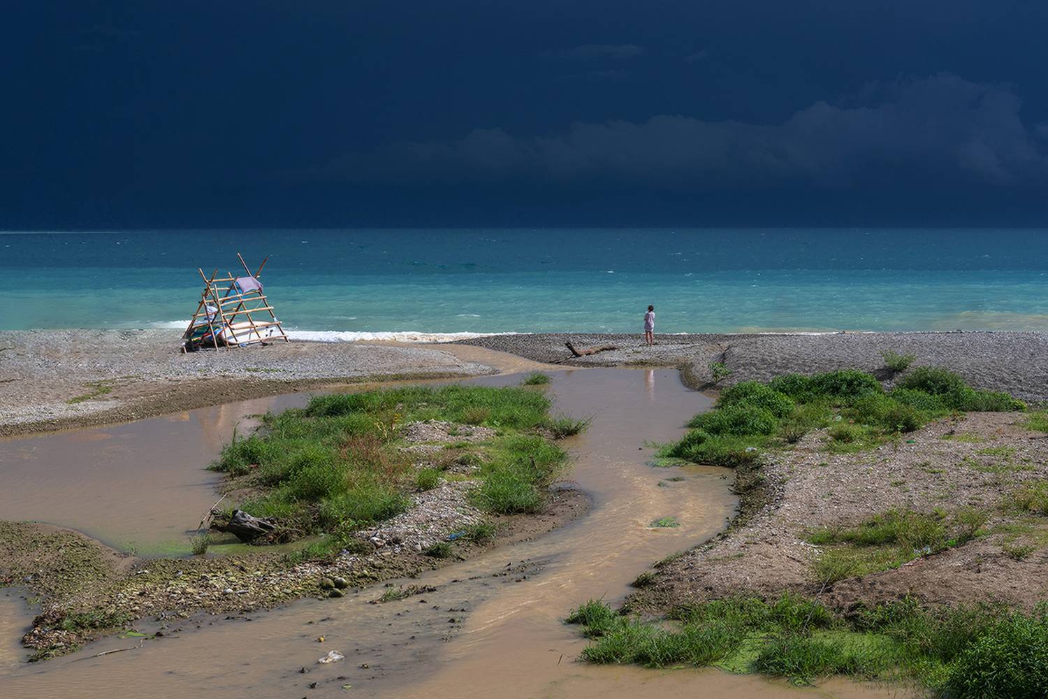 Абхазия лето море, Владислав Шерман