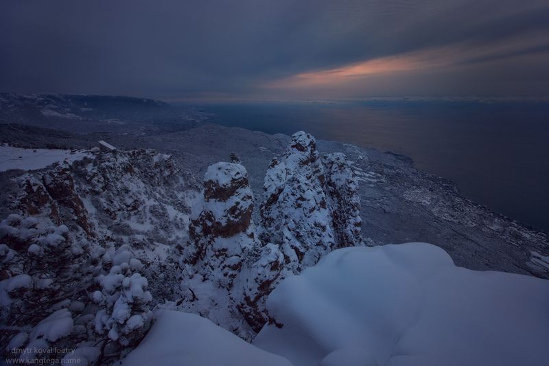пейзажемагьё, пейзаж-как-виденье Белые Чертоги Крымской зимы … фото превью