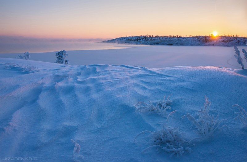 карелия, ладога, зимняя ладога, острова, шхеры Ладожский пурпур фото превью