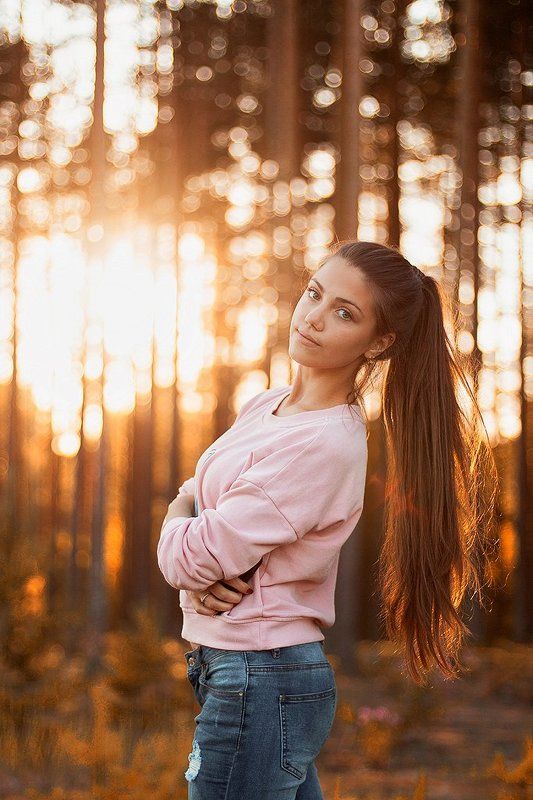 девушка, красота, солнце, тверская область Lr1 фото превью