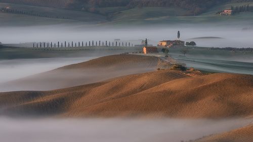Туманное утро в Тоскане