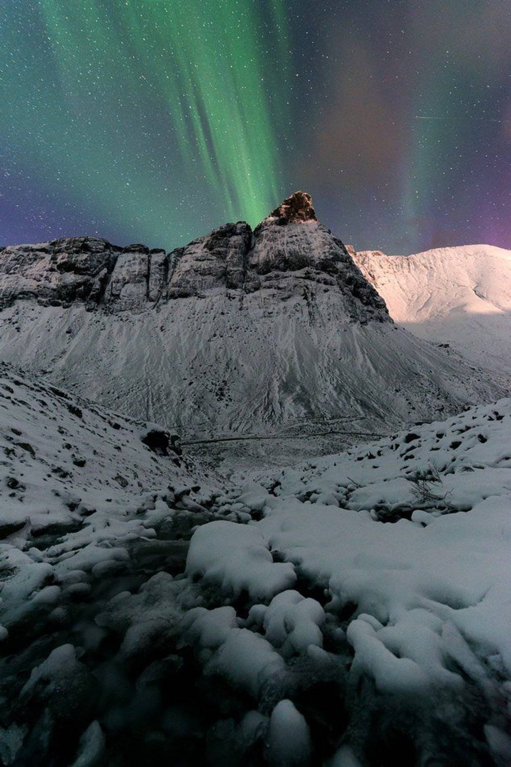 Звезды, Север, Северное сияние, Хибины, Меркушев Александр