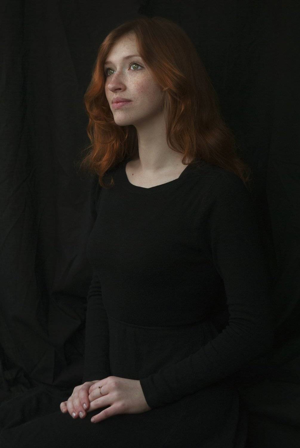 портрет, девушка, рыжая, portrait, girl, ginger, redhair, Staroselets Anastasiia