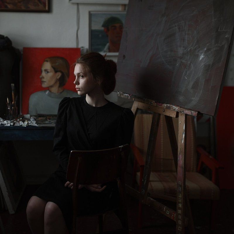 35 мм, 35mm, Popular, Portrait, Настроение, Портрет, Портрет девушки, Портфолио, Сигма 35мм, Художник  фото превью