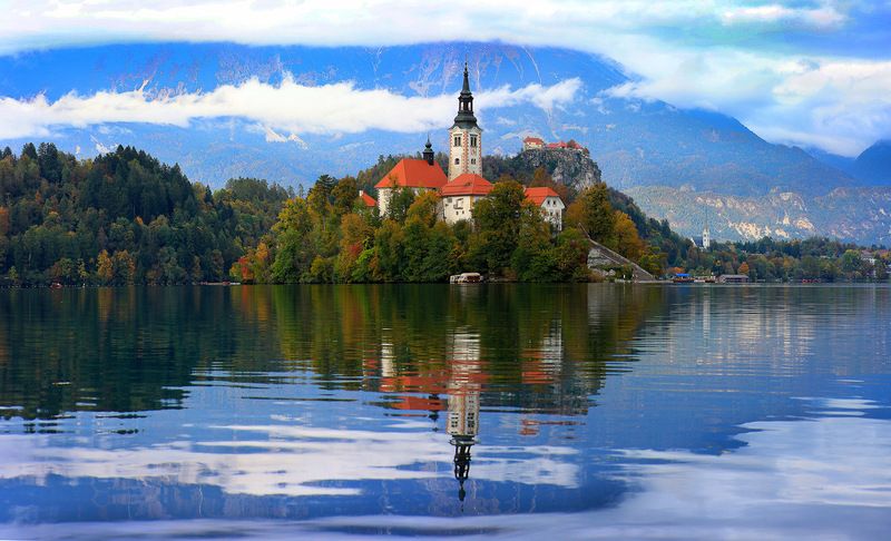 bled, slovenia, alps, lake, словения, блед, озеро, озеро блед, альпы, юлийские альпы, остров, остров блед Остров Блед фото превью