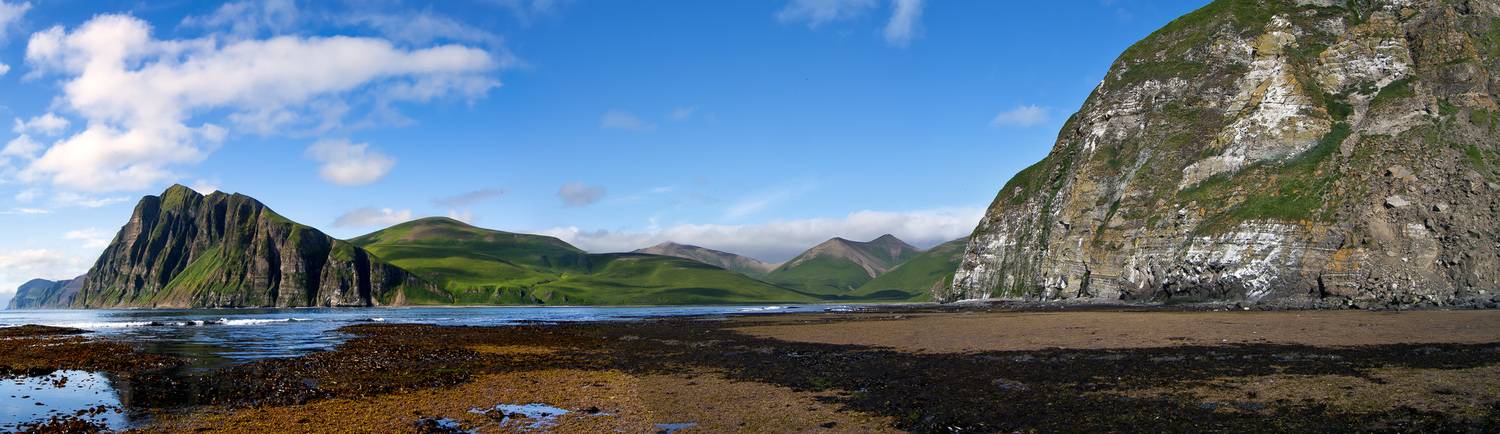 бухта перегрёбная, литораль, океан, море, отлив, командорские острова, остров беринга, Уткин Дмитрий