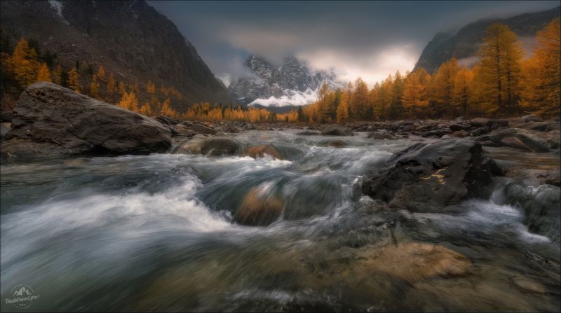 алтай, горный алтай, альплагерь актру, ак-туру, караташ. вершина кара-таш, фототур на алтай, фототуры 2025 Бурные воды Актру фото превью